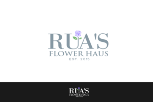 Rua's Flower Haus Est. 2015 | Logo Design by jaime.sp