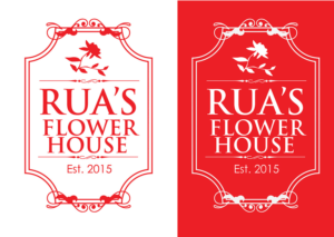 Rua's Flower Haus Est. 2015 | Logo Design by NILDesigns