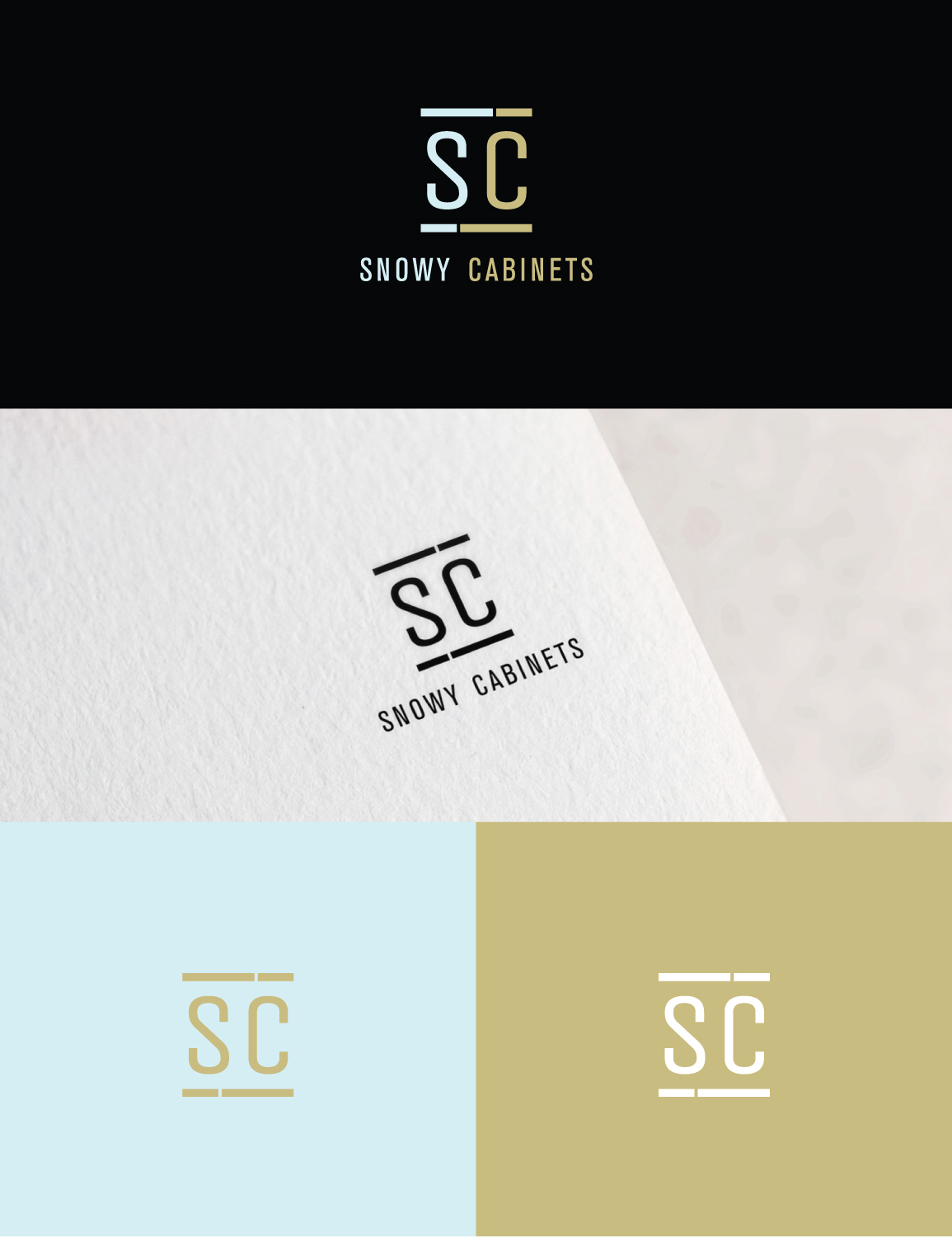 Logo Design by anonrotide for Snowy Cabinets | Design #17882039
