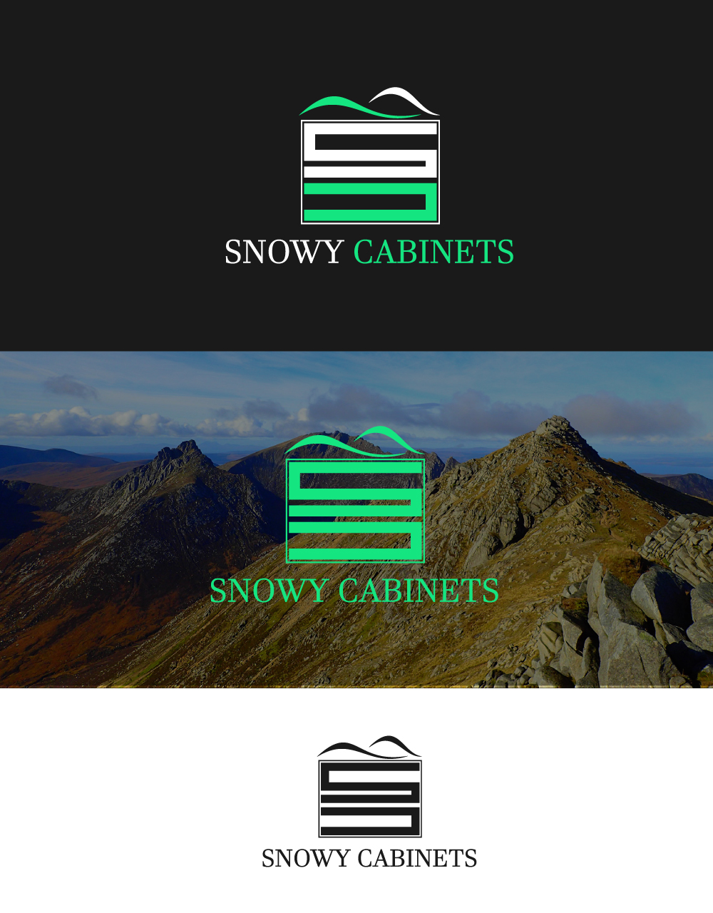 Design de Logo par johnnyblackman pour Snowy Cabinets | Design #17847988