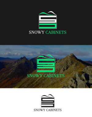 Logo Design by johnnyblackman for Snowy Cabinets | Design: #17847988