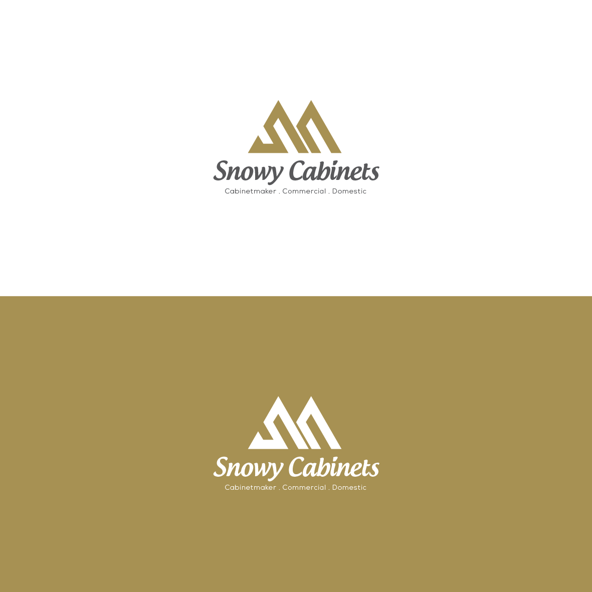 Logo Design by chynthiadewi91 for Snowy Cabinets | Design #17845150