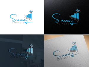 Logo Design by YoungS for Snowy Cabinets | Design: #17857146