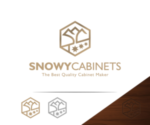 Logo Design by Rawrandrawr for Snowy Cabinets | Design: #17856789