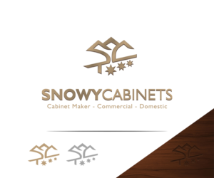 Logo Design by Rawrandrawr for Snowy Cabinets | Design: #17859686