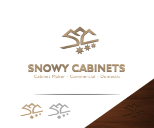 Logo Design by Rawrandrawr for Snowy Cabinets | Design: #17861042