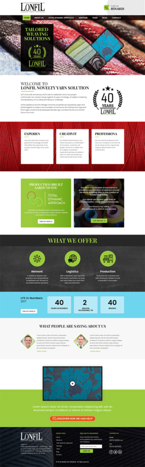 New Website for novelty yarn producer | Web-Design von RupalTechno