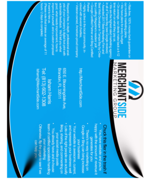 Design de Flyer par johnputa2 pour MerchantSide Marketing Group | Design : #17838932