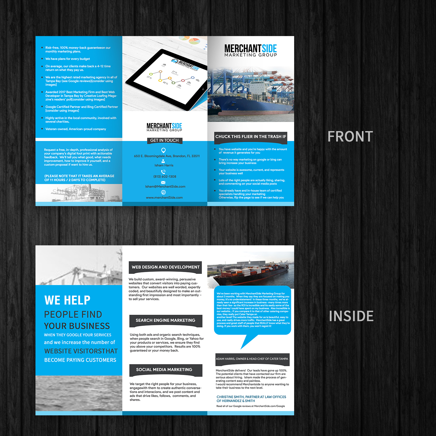 Flyer Design by shantanuc for MerchantSide Marketing Group | Design #17836765