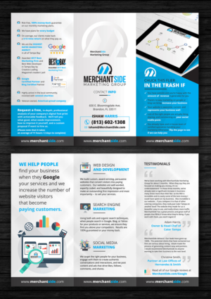 Design de Flyer par ecorokerz pour MerchantSide Marketing Group | Design : #17833364