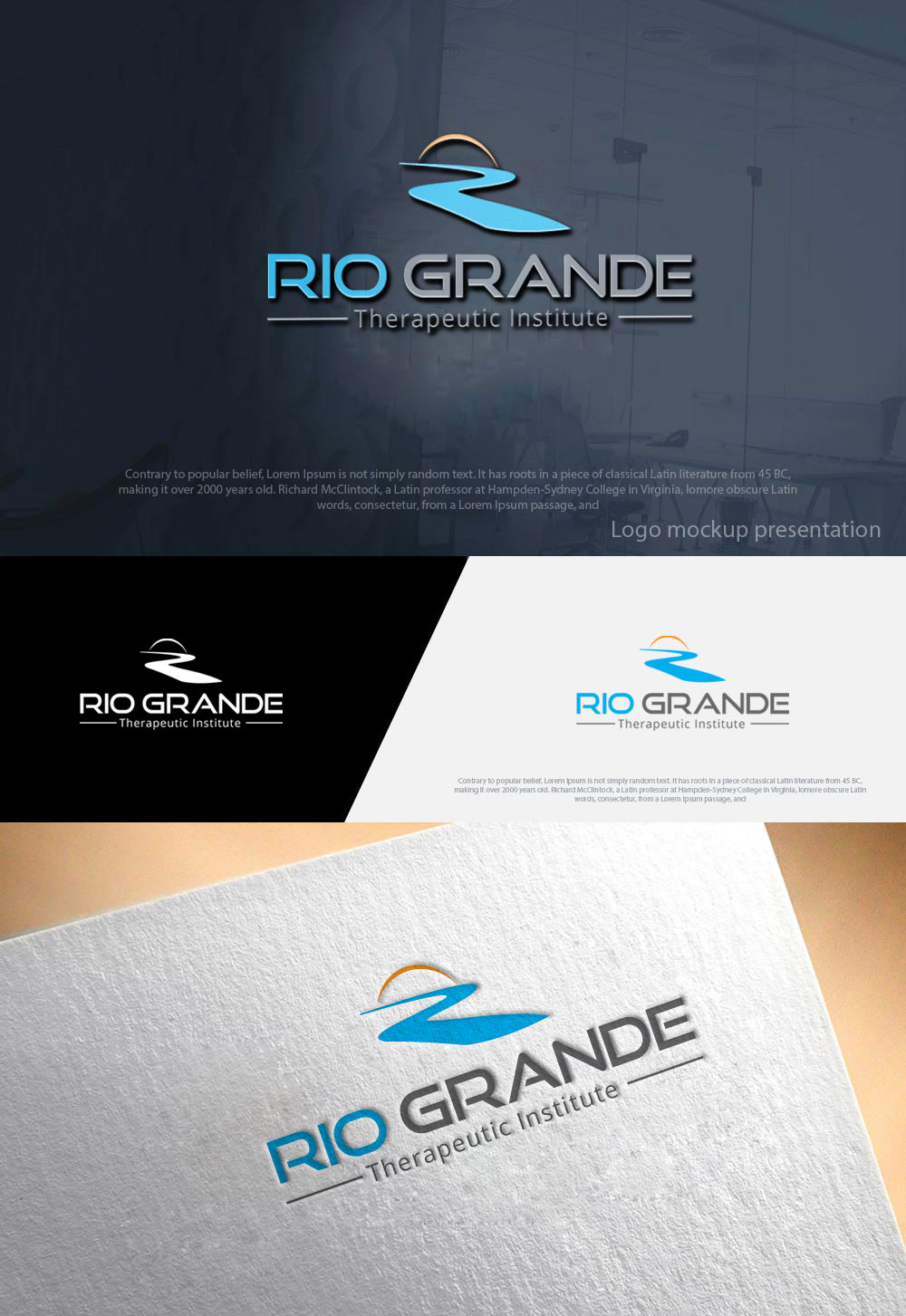Logo Design by zebronicgraphic for Rio Grande Therapeutic Institute  | Design #17882355