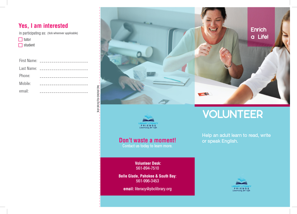 Flyer-Design von deviatwork für Library Literacy Friends | Design #17888471