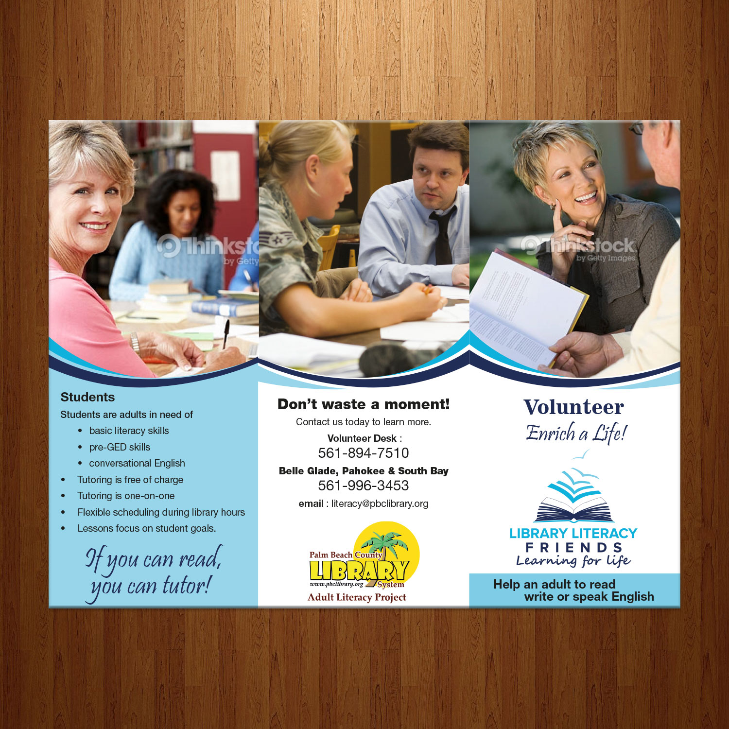 Flyer Design by theblueart for Library Literacy Friends | Design #17942412