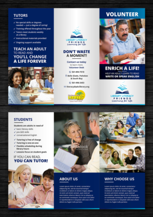 Flyer Design by ecorokerz for Library Literacy Friends | Design: #17904122