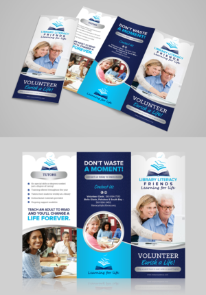 Diseño de Flyer por SD WEBCREATION para Library Literacy Friends | Diseño #17952262