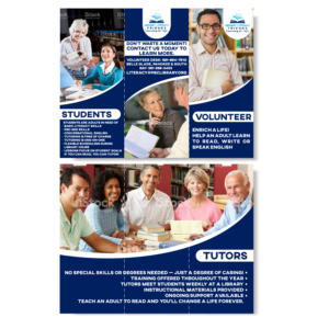 Diseño de Flyer por Krisdesign para Library Literacy Friends | Diseño #17927721