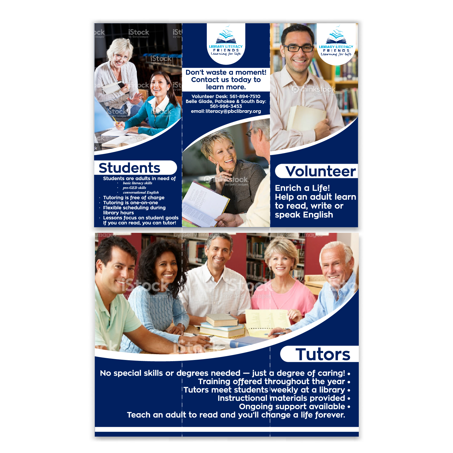 Flyer-Design von Krisdesign für Library Literacy Friends | Design #18002177