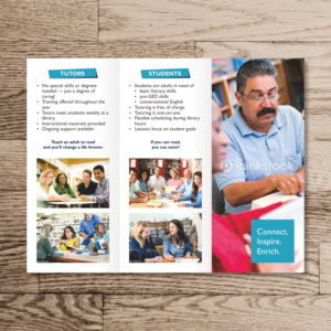 Diseño de Flyer por barinix para Library Literacy Friends | Diseño #17968527