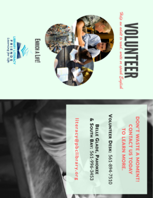 Flyer Design by Taylor Ziegler for Library Literacy Friends | Design: #17844571