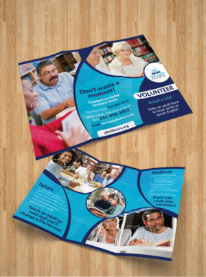 Diseño de Flyer por Dexter Solutions para Library Literacy Friends | Diseño #17934767