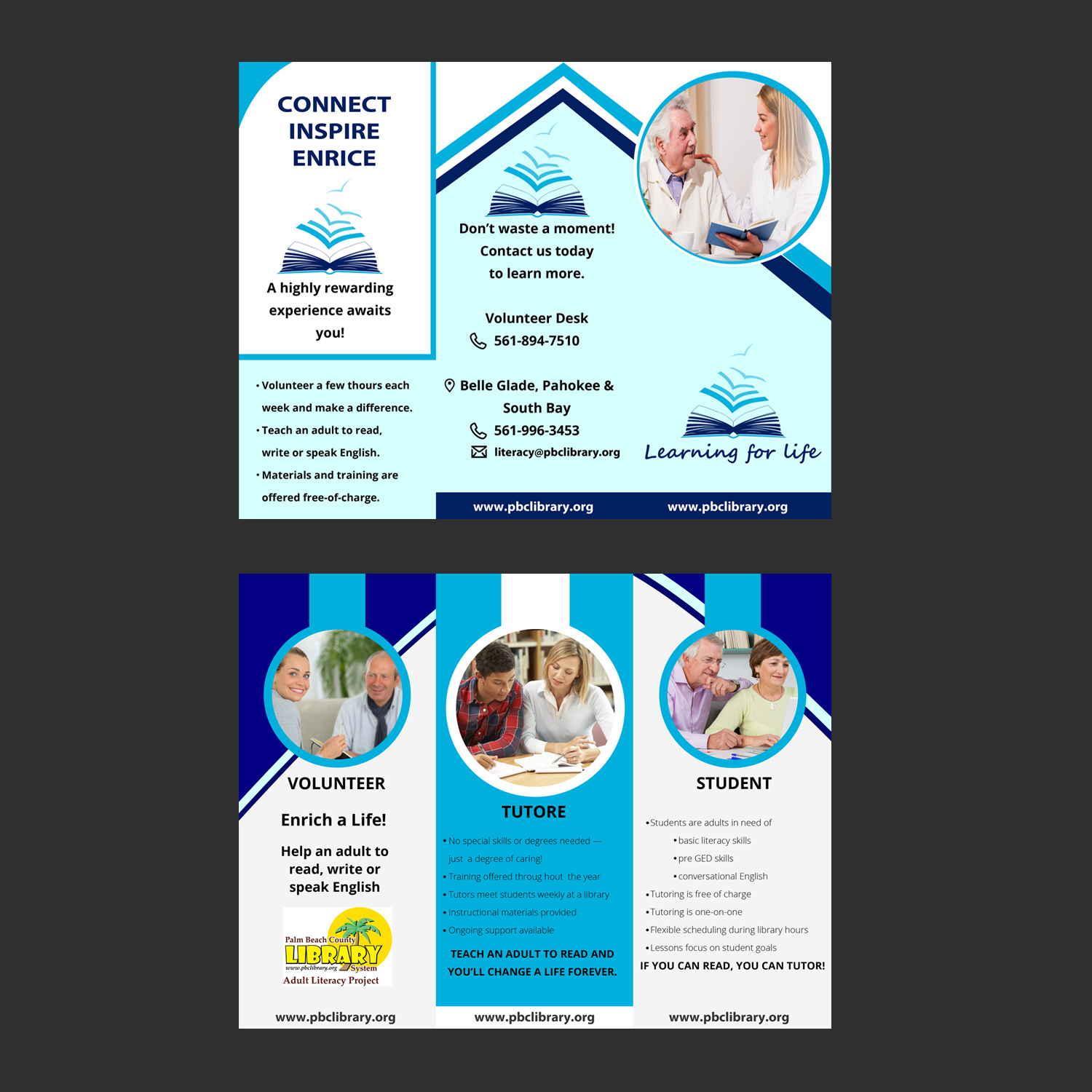 Flyer-Design von J.J Designer für Library Literacy Friends | Design #17930266