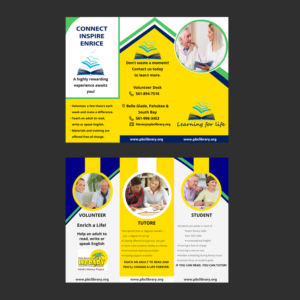 Flyer Design by J.J Designer for Library Literacy Friends | Design: #17930267