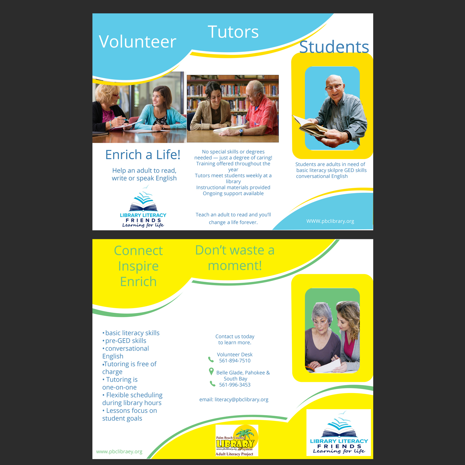 Flyer-Design von J.J Designer für Library Literacy Friends | Design #17939931