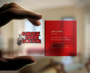 Garage Door Doctor need professional looking business card printed on plastic, Commericial, Industri | Business Card Design by Xpert