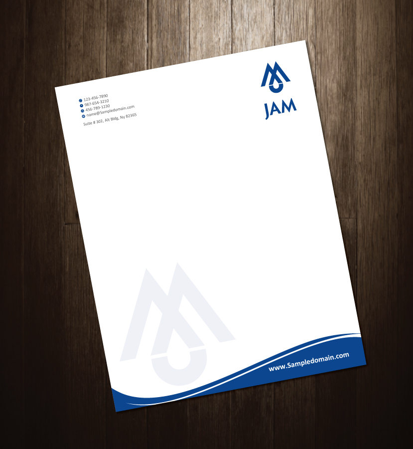 Letterhead Design by meet007 for this project | Design #2818372