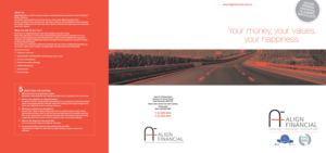 Design de Brochure par andrew3344 pour Align Financial | Design : #18188667