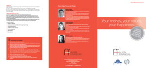 Design de Brochure par andrew3344 pour Align Financial | Design : #18241704