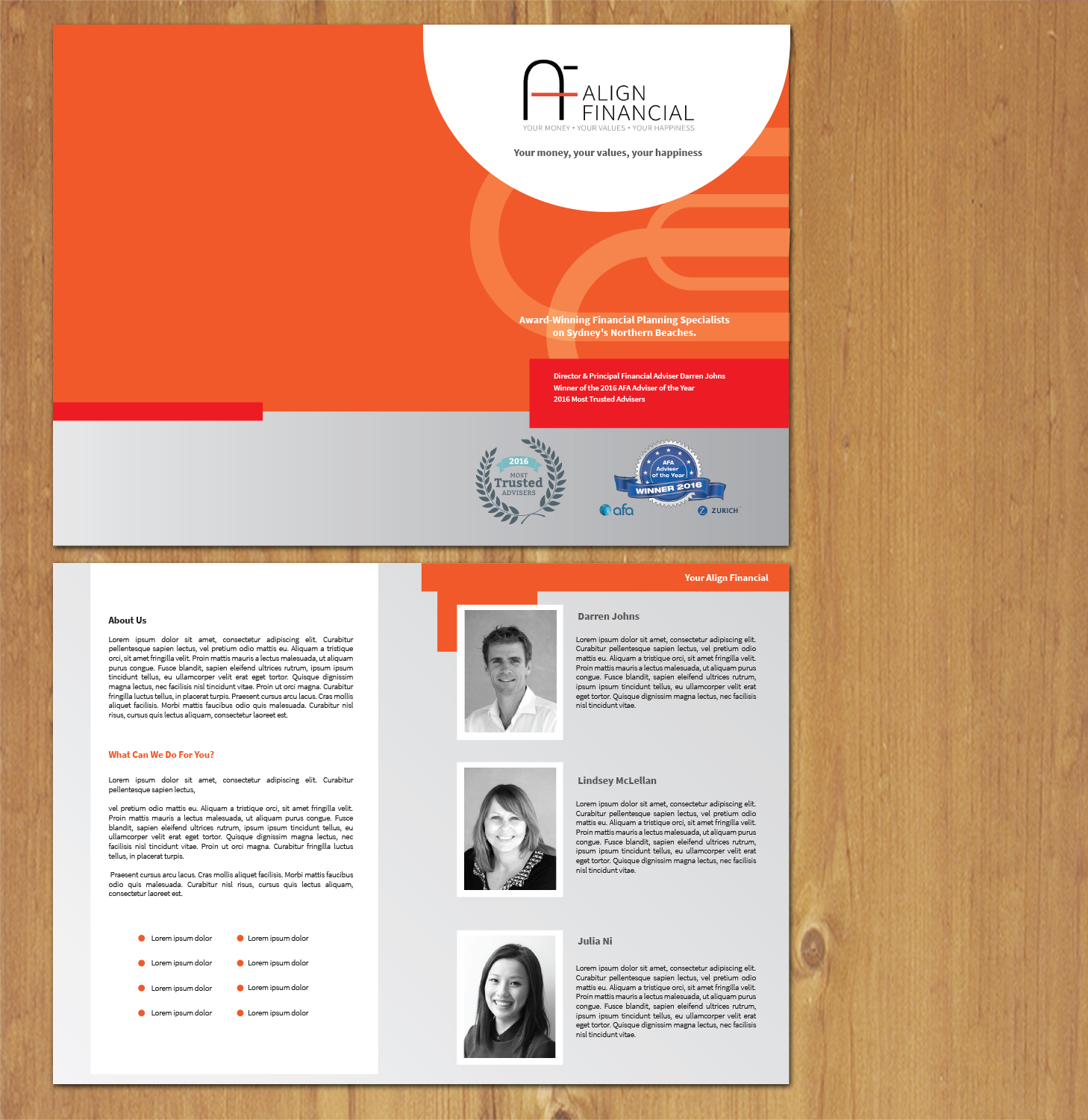 Brochure Design by MNM for Align Financial | Design #17891181