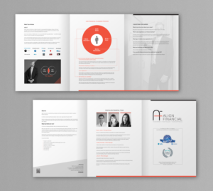 Design de Brochure par chandrayaan.creative pour Align Financial | Design : #17860545