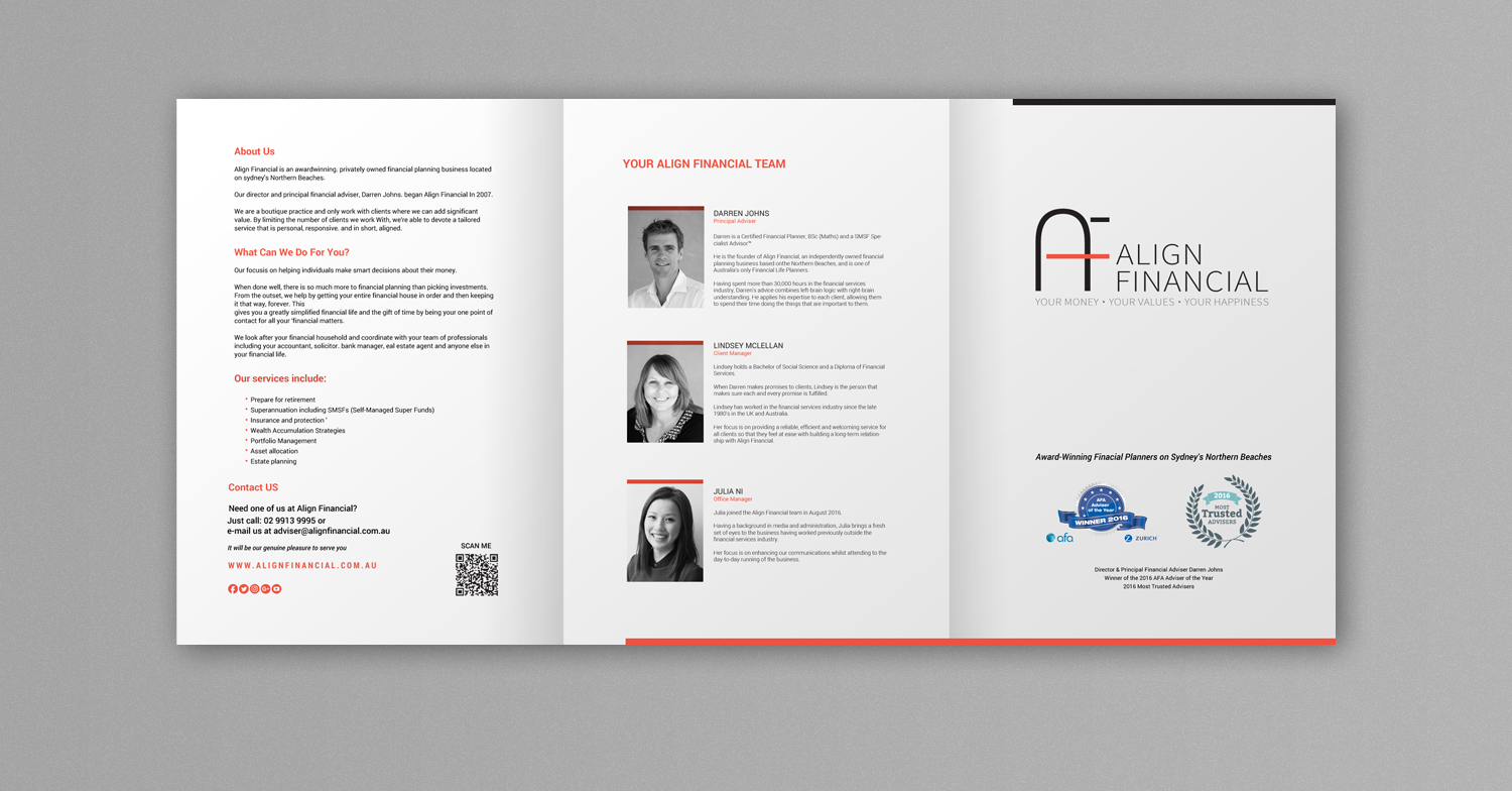 Design de Brochure par chandrayaan.creative pour Align Financial | Design #18169825