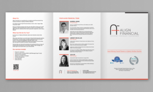 Brochure Design by chandrayaan.creative for Align Financial | Design: #18302211