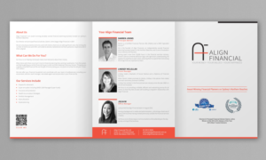 Brochure Design by chandrayaan.creative for Align Financial | Design: #18437804