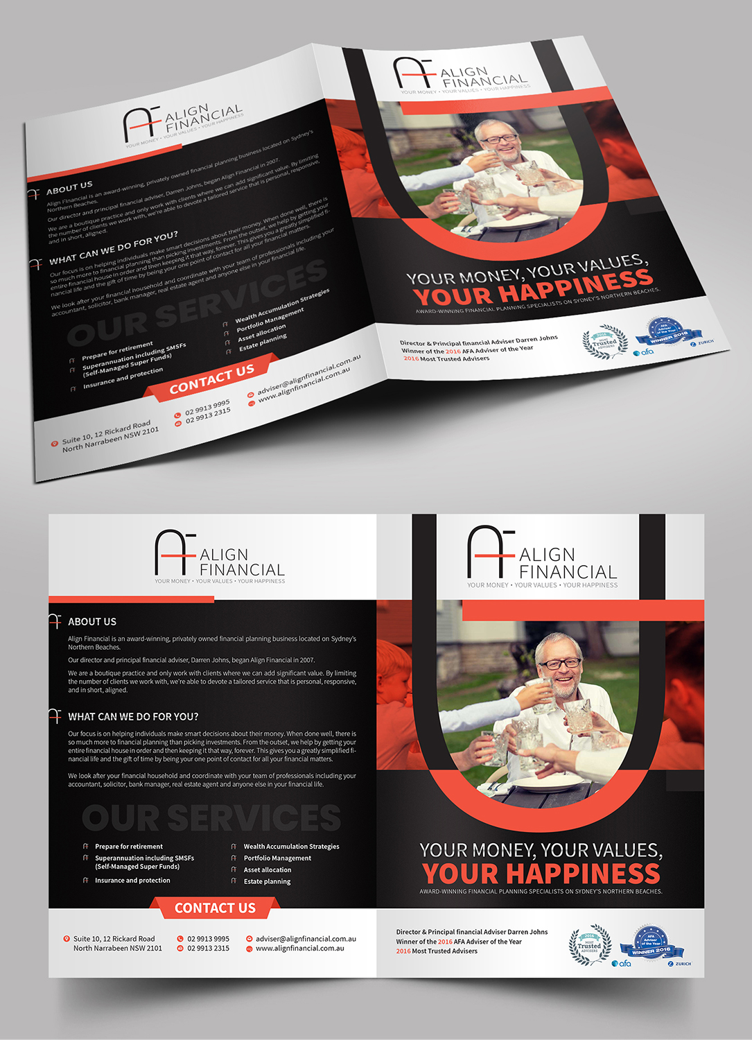Brochure Design by SAI DESIGNS for Align Financial | Design #17916396