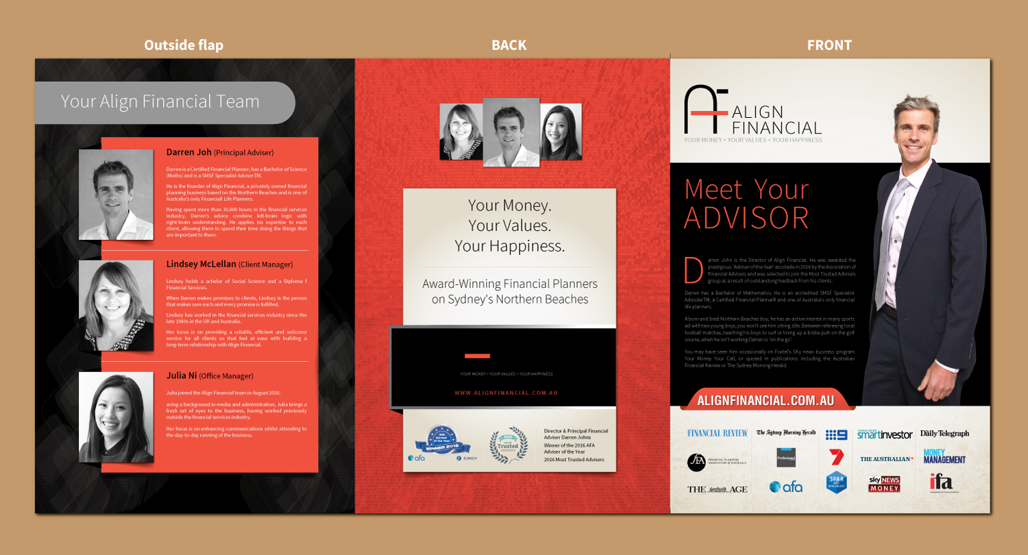 Brochure Design by meet007 for Align Financial | Design #17895012