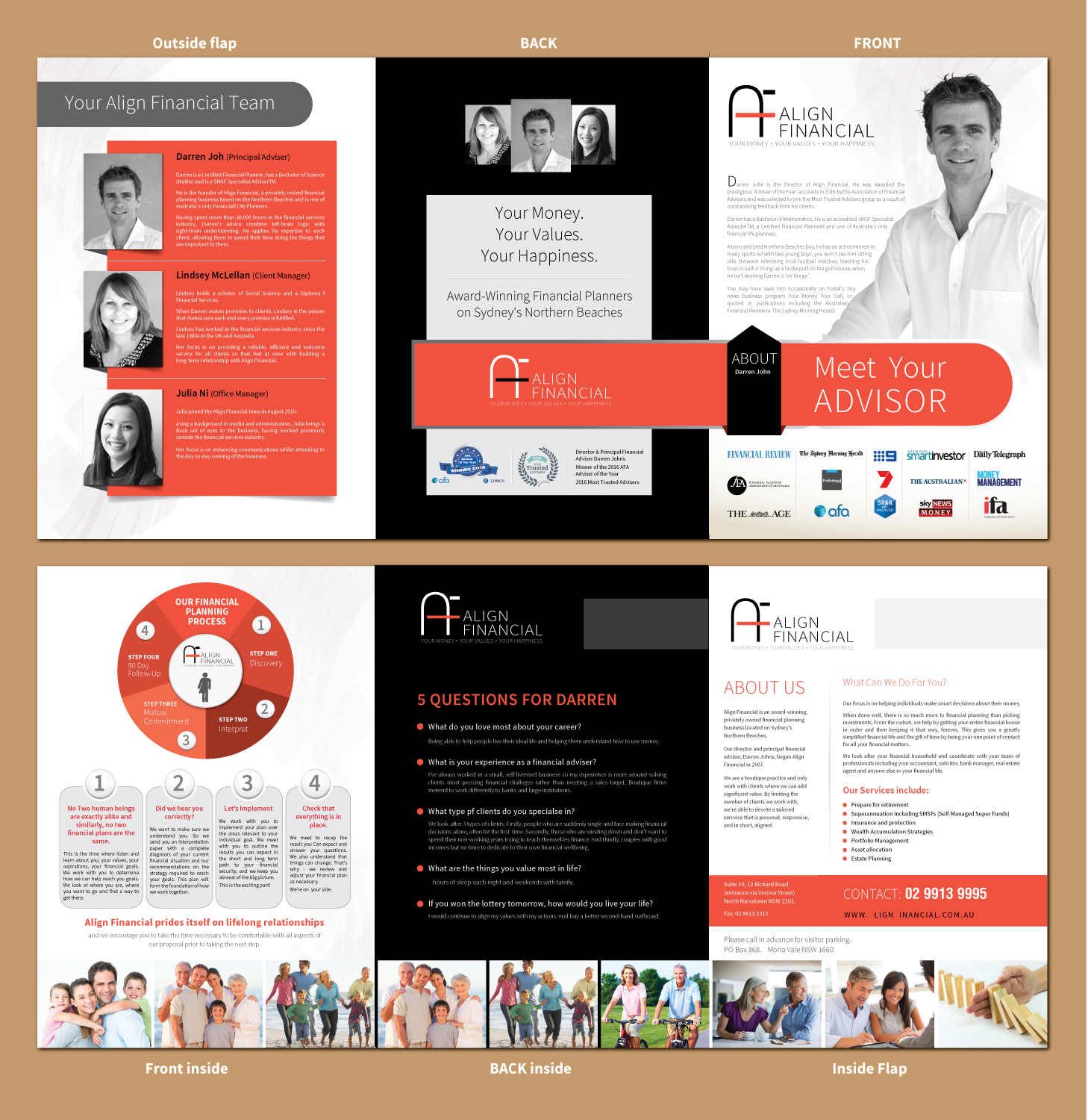 Brochure Design by meet007 for Align Financial | Design #17926656