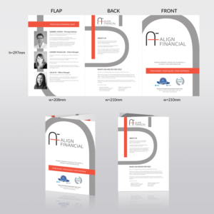 Design de Brochure par Javelin Studio pour Align Financial | Design : #17909798