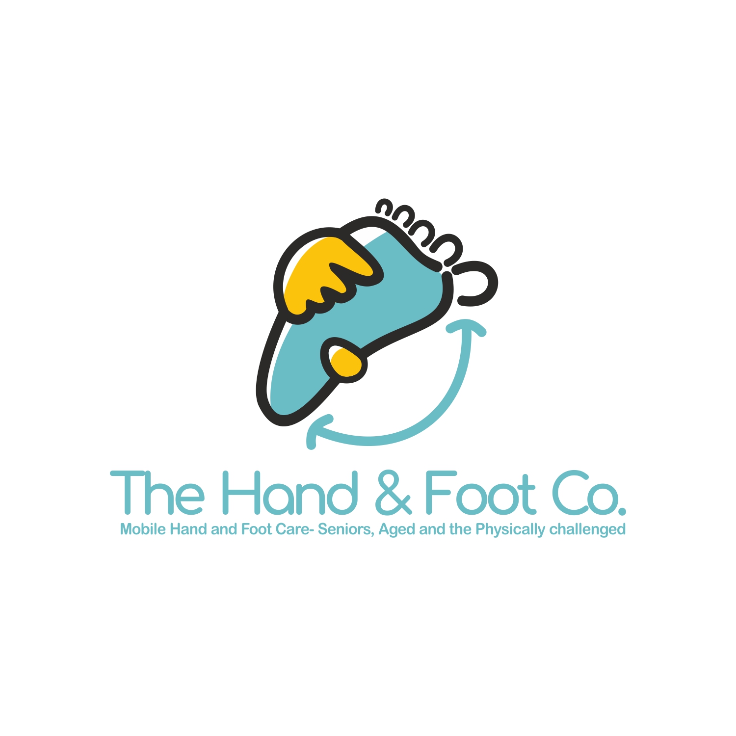 Logo Design by LAXMI DESIGNHUB for The Hand & Foot Co. | Design #17836925