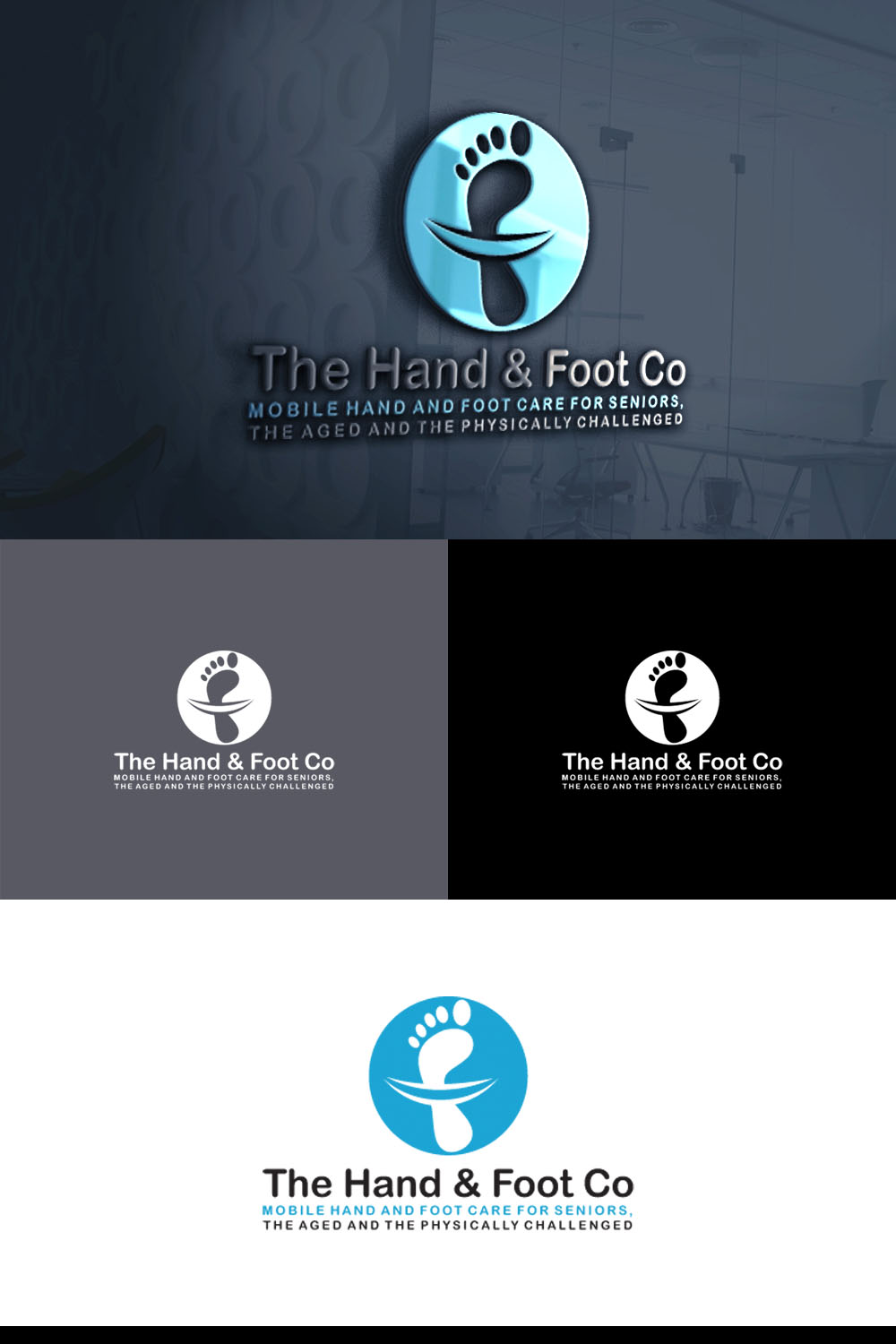 Logo Design by e-graphics for The Hand & Foot Co. | Design #17835985