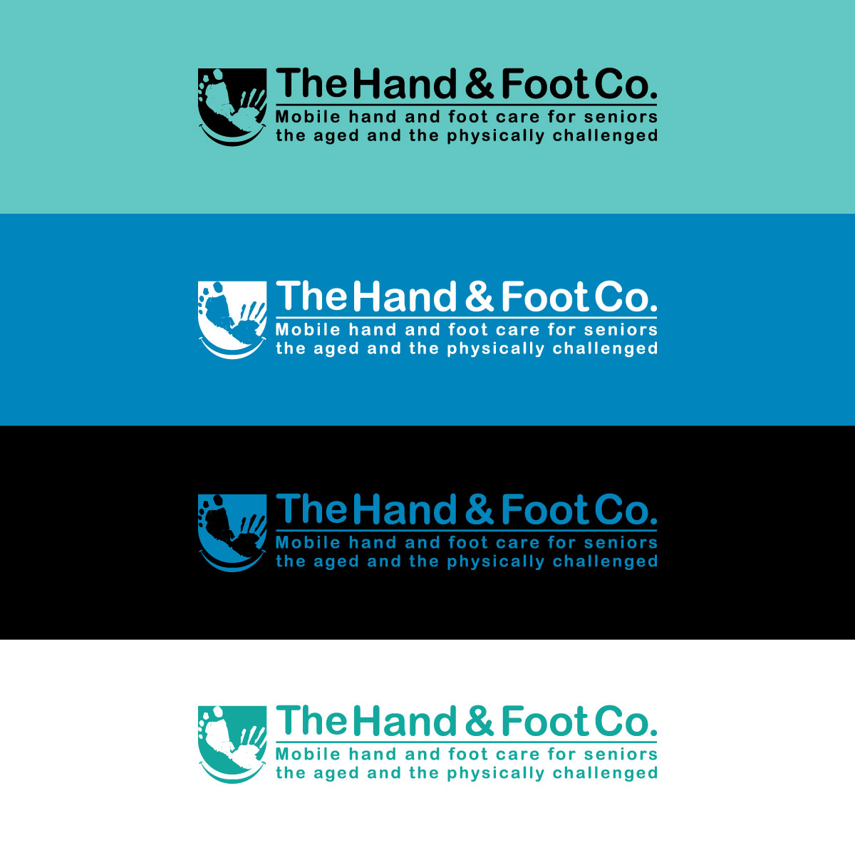 Logo Design by psychophic for The Hand & Foot Co. | Design #17844323