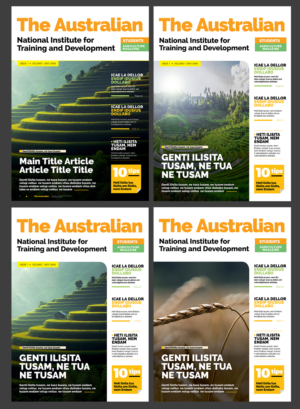 Diseño de Revista por Pixelon Studio para Australian National Institute for Training and Development | Diseño: #18034091