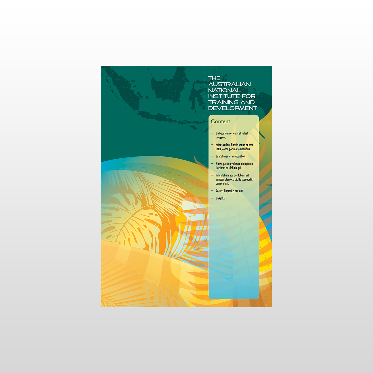 Magazine Design by Akhter Rasool for Australian National Institute for Training and Development | Design #18012471