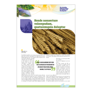 Diseño de Revista por Akhter Rasool para Australian National Institute for Training and Development | Diseño: #18052869