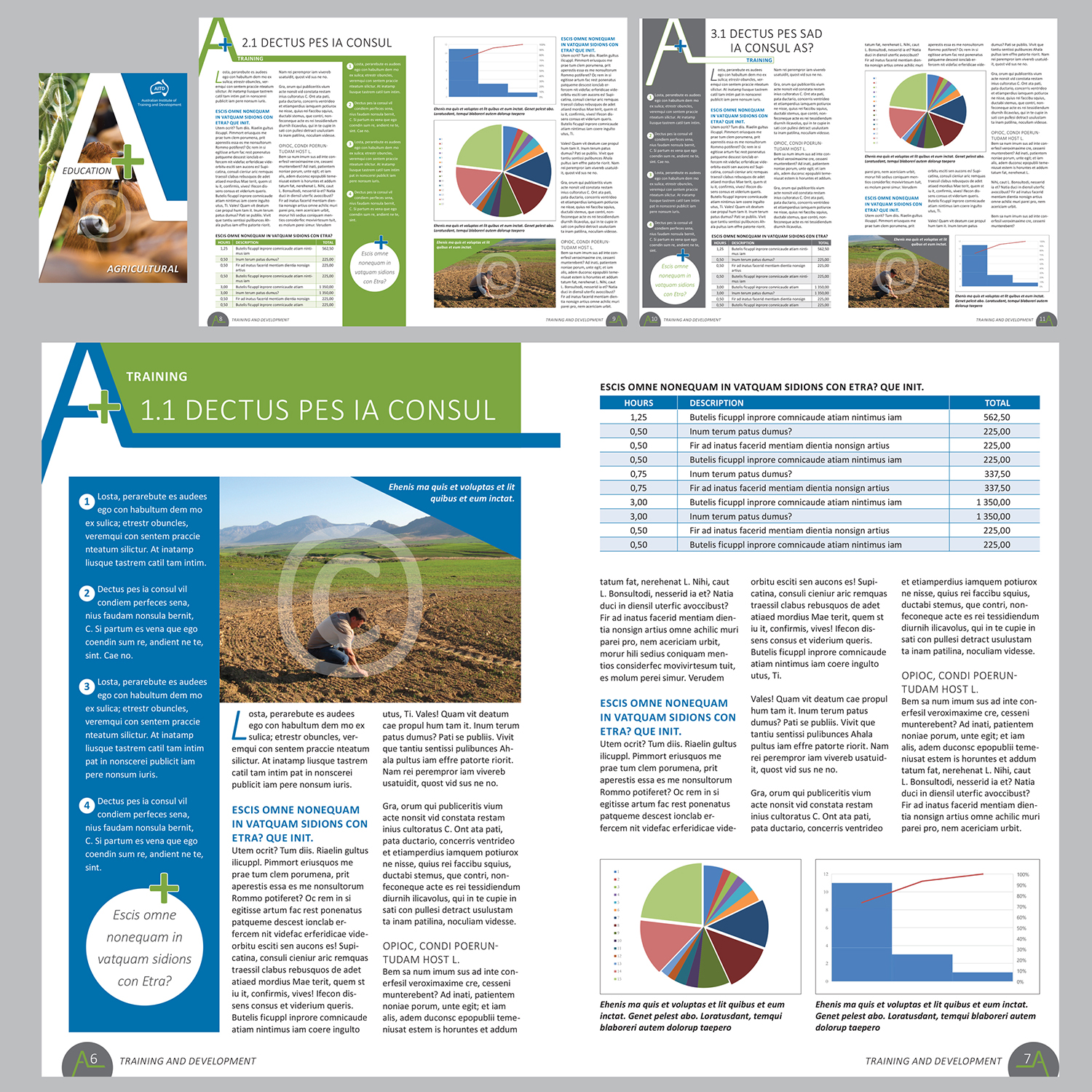 Magazine Design by Ashley Erasmus for Australian National Institute for Training and Development | Design #18041356