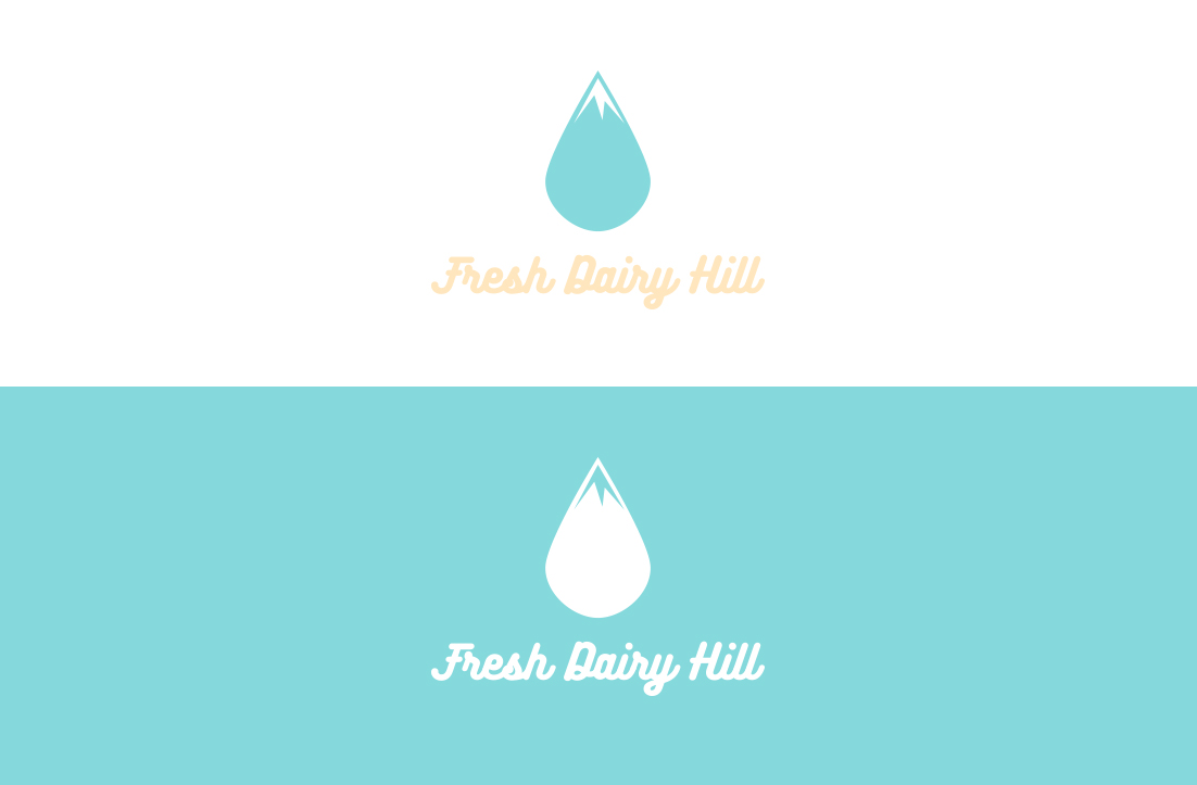 Logo Design by GLDesigns for Fresh Dairy Hill (m) Sdn. Bhd. | Design #17850035