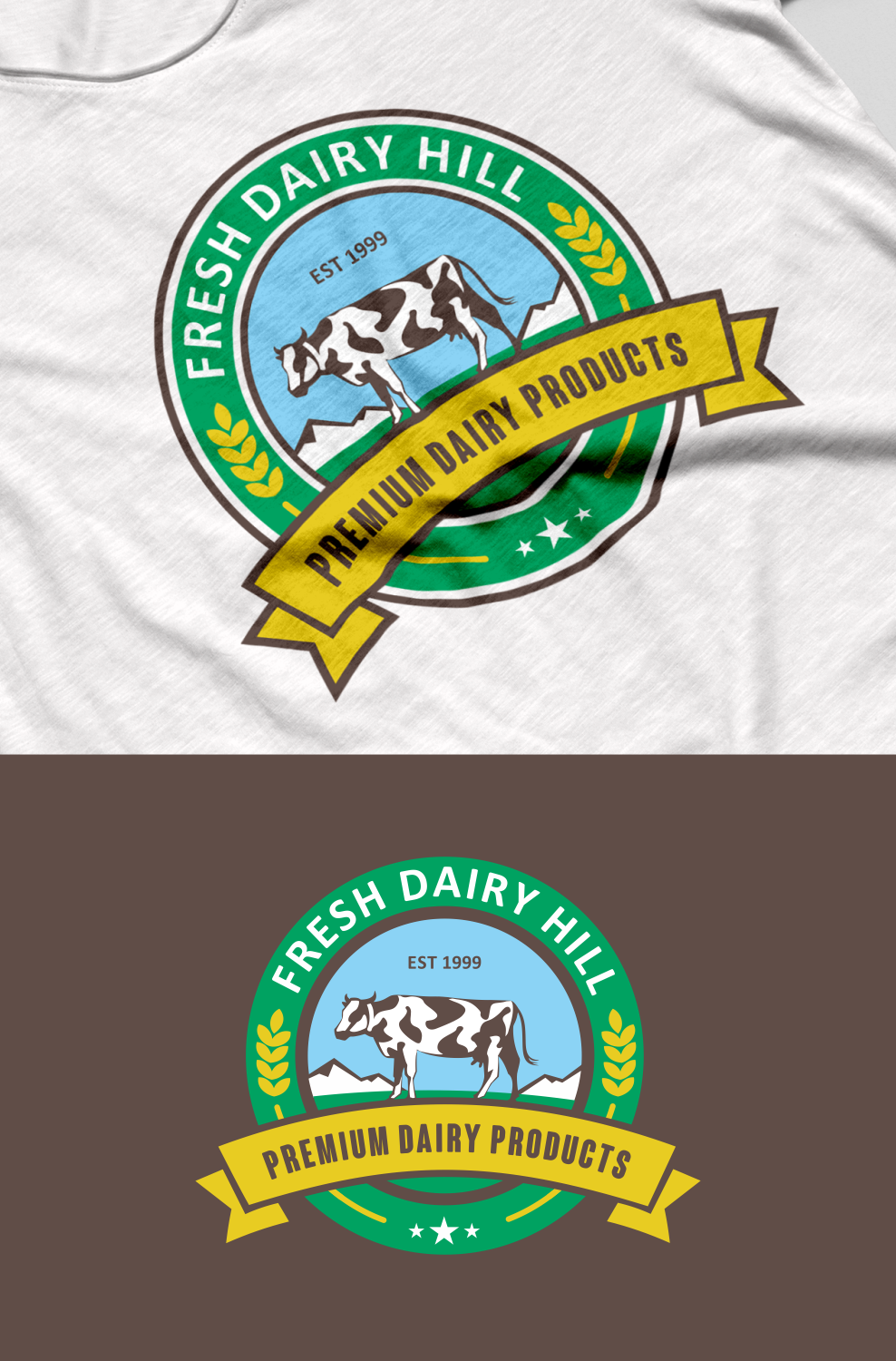 Logo Design by eudo for Fresh Dairy Hill (m) Sdn. Bhd. | Design #18009675