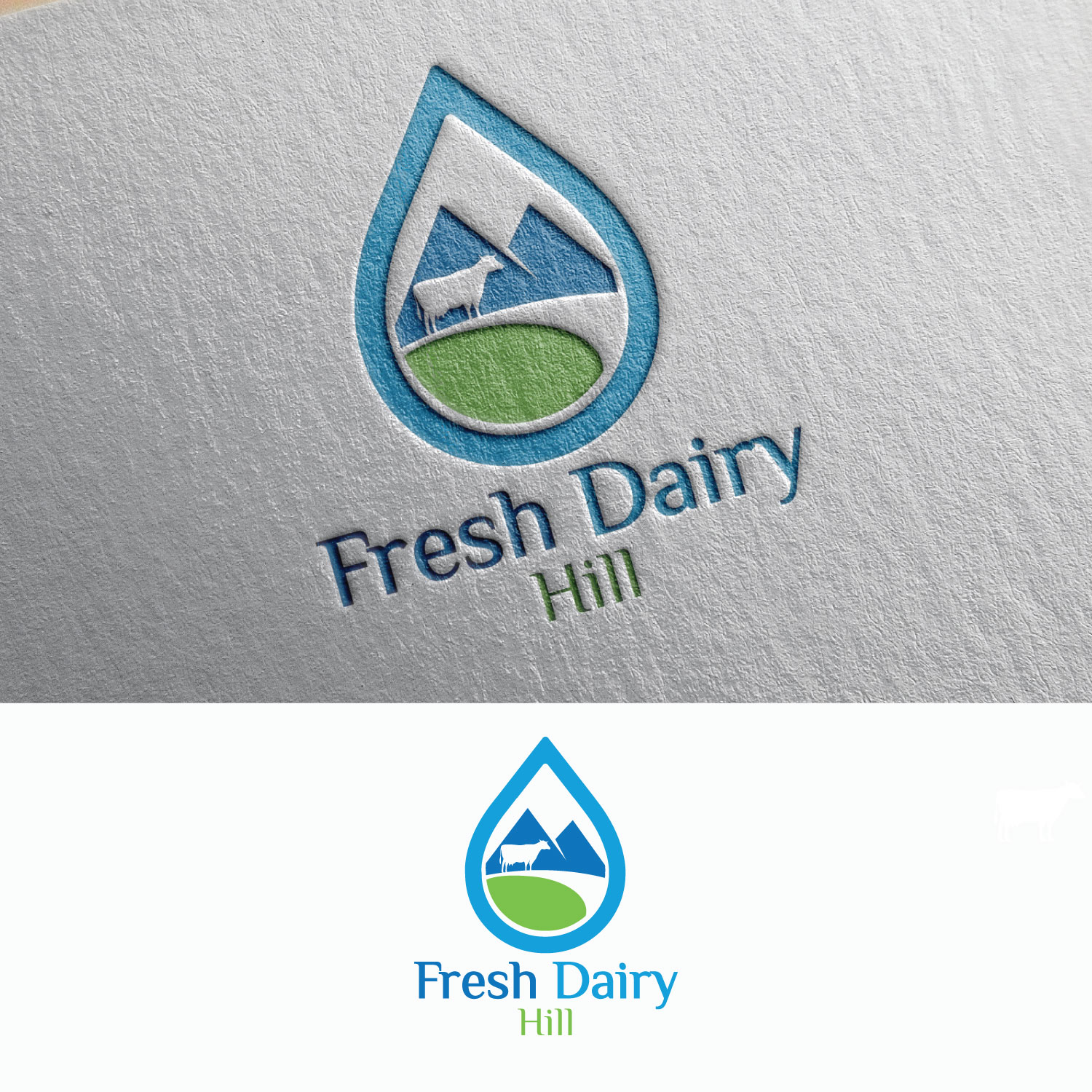 Logo Design by concepts for Fresh Dairy Hill (m) Sdn. Bhd. | Design #17869108